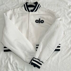 Alo cropped goat jacket